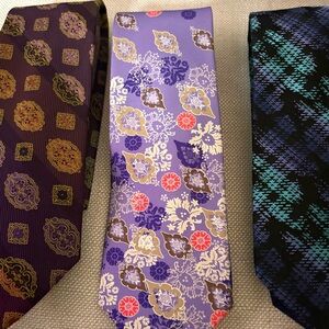 Roberto Cavalli Set of 3 Designer Ties in great condition!